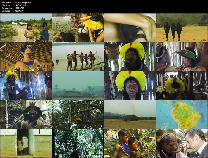 Kayapo - native Indians Brazil in the states of Mato Grosso and Para Documentary naturism Kayapo - native Indians Brazil in the states of Mato Grosso and Para Documentary naturism